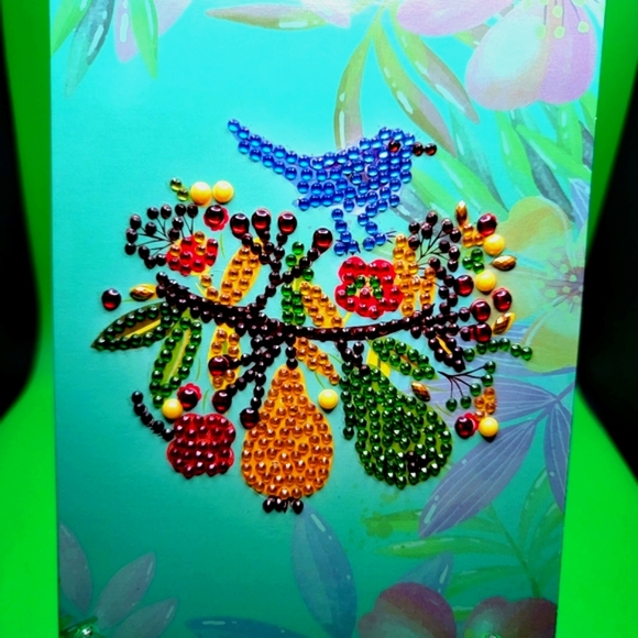 SALE 🚨 Handmade Greeting Card Diamond Painted - Picture 2 of 7